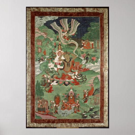 Buddha cutting a tuft of hair ポスター (正面)