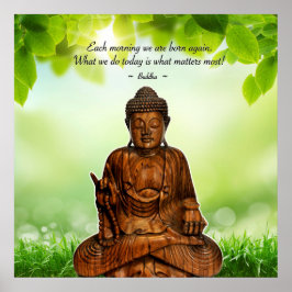 Buddha - Each morning. ポスター