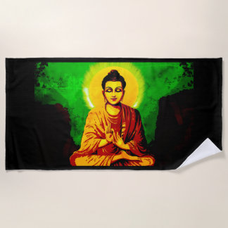 Buddha Enlightenment Beach Towel ビーチタオル