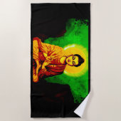 Buddha Enlightenment Beach Towel ビーチタオル (正面)