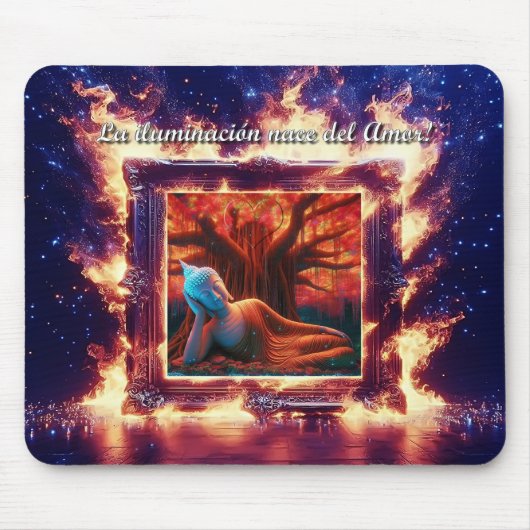 Buddha es Amor Propio マウスパッド (正面)