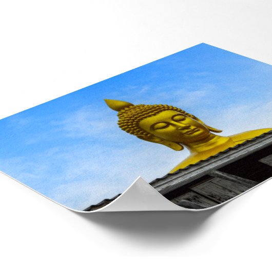 Buddha head in Bangkok ポスター (角)