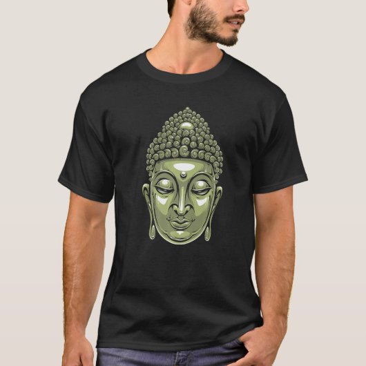 Buddha Head Siddhartha Gautama   Tシャツ (正面)