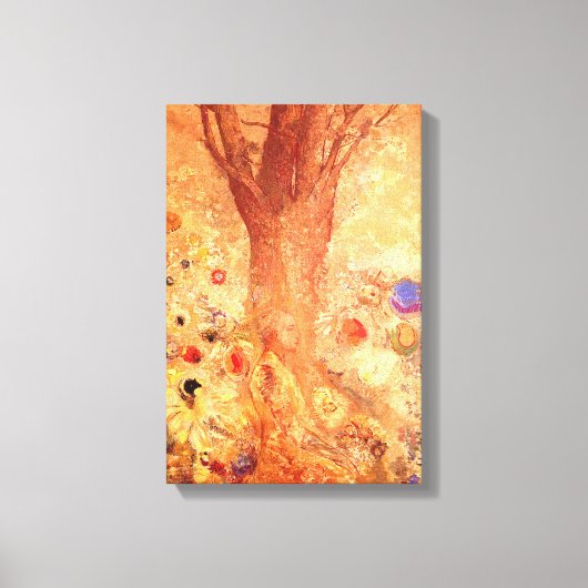 Buddha in His Youth by Redon キャンバスプリント (正面)