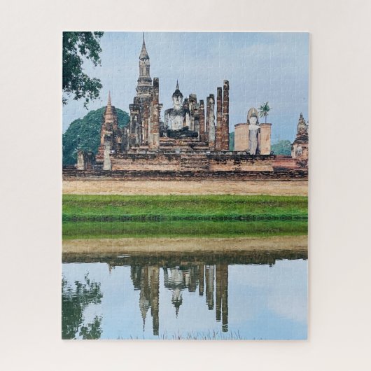 Buddha in Thailand Sukhothai Province ジグソーパズル (縦)