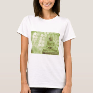 buddha light (light green) tシャツ