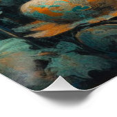 BUDDHA METALLIC PAINT ART #5 ポスター (コーナー)