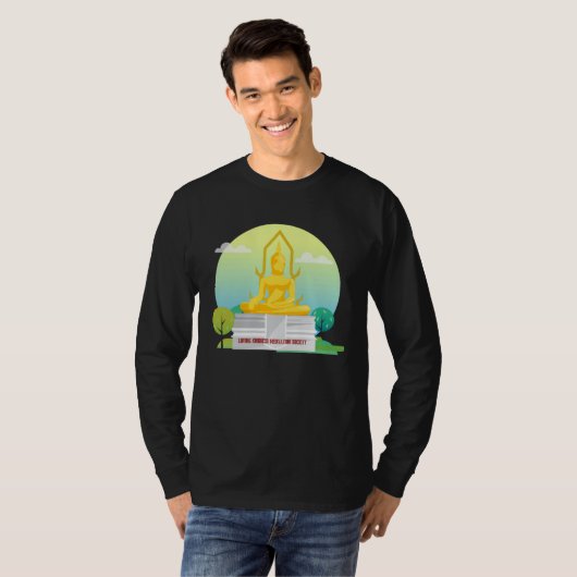 Buddha Mindfulness Buddhist Gautama Buddhism Lovin Tシャツ (正面フル)