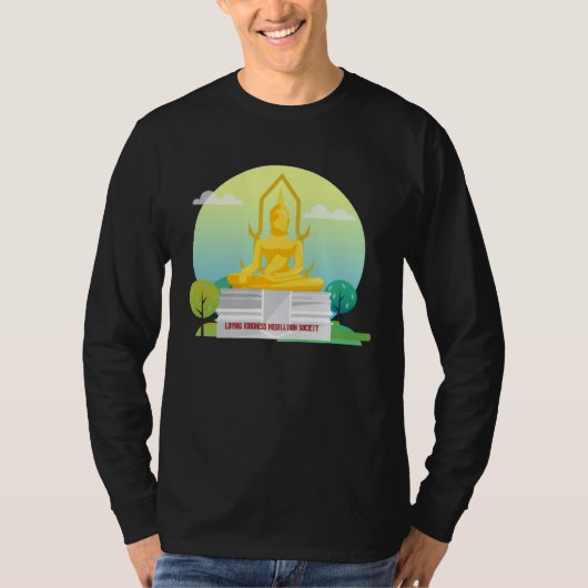 Buddha Mindfulness Buddhist Gautama Buddhism Lovin Tシャツ (正面)