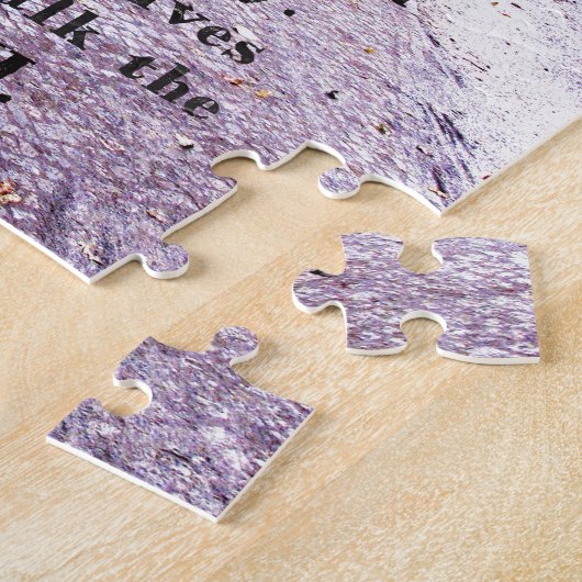 Buddha Path Quote ジグソーパズル (側面)