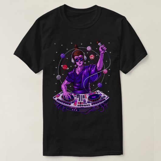 Buddha Psytrance DJ Tシャツ (デザイン正面)