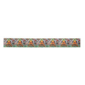 Buddha Shakyamuni Ribbon, large, Tibet / Nepal サテンリボン (正面)