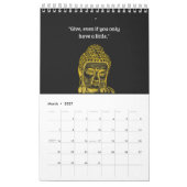 Buddha Siddharta Year Calendar 2023 Quotes カレンダー (3月 2027)