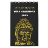 Buddha Siddharta Year Calendar 2023 Quotes カレンダー (カバー)