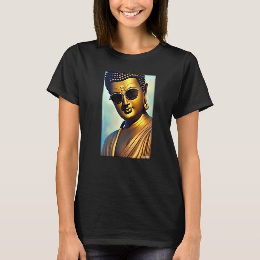 Buddha Siddhartha Gautama Sunglasses Religion Indi Tシャツ (正面)