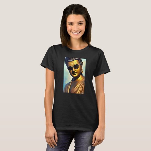 Buddha Siddhartha Gautama Sunglasses Religion Indi Tシャツ (正面フル)