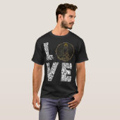 Buddha Statue Zen Yoga Lover Meditation Mantra Gau Tシャツ (正面フル)