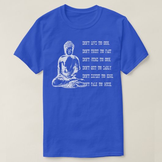 Buddha Teaching And Science Inspiration Motivation Tシャツ (デザイン正面)