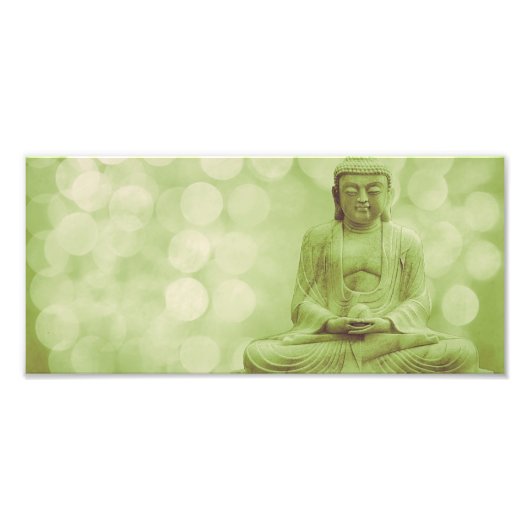 buddha the light (light green) フォトプリント            (正面)