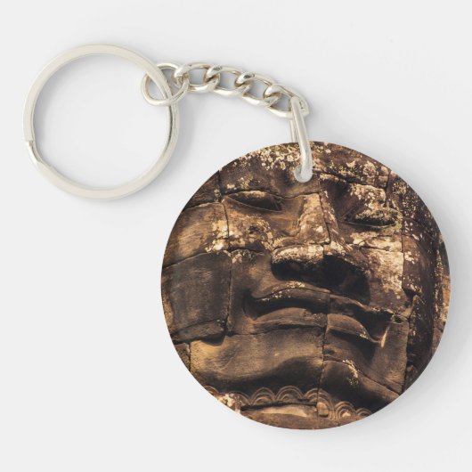 Buddha Totem Angkor Wat Keychain キーホルダー (正面)