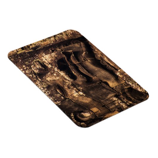Buddha Totem Angkor Wat Magnet – Rounded Rectangle マグネット (右側)