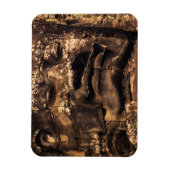 Buddha Totem Angkor Wat Magnet – Rounded Rectangle マグネット (縦)