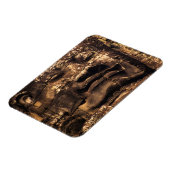 Buddha Totem Angkor Wat Magnet – Rounded Rectangle マグネット (左側)