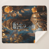 Buddha Ultra Soft Sherpa Blanket シェルパブランケット (正面(横))