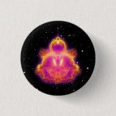 Buddhabrot Space 缶バッジ (正面)