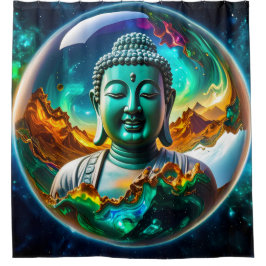 Buddhacore sphere 001 シャワーカーテン
