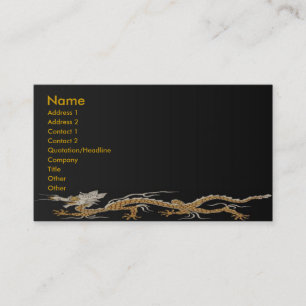Buddhanのプロフィールカードのドラゴン 名刺