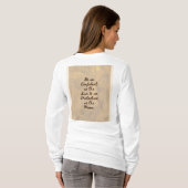 BuddhaToday V1 - #2 "言葉を語るTシャツ" シリーズ Tシャツ (裏面フル)