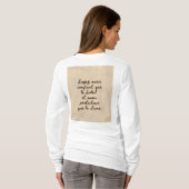 BuddhaToday V1 - #2 "語るシャツ" Tシャツ (裏面フル)