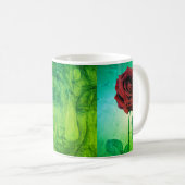 BuddhaToday V1 #30禅マグ – 仏バラ コーヒーマグカップ (正面右)