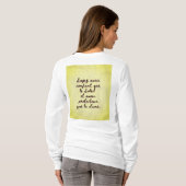 BuddhaToday V1 - #7 "声をかけるTシャツ" Tシャツ (裏面フル)