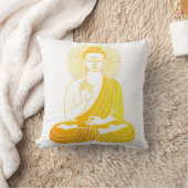 BuddhaToday V4平和枕#1 – サンライズブッダ クッション (ブランケット)