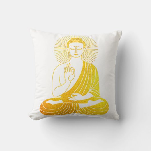 BuddhaToday V4平和枕#1 – サンライズブッダ クッション (正面)