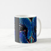 BuddhaToday WHOO KNOWS ミッドナイトオウルマグ コーヒーマグカップ (正面右)