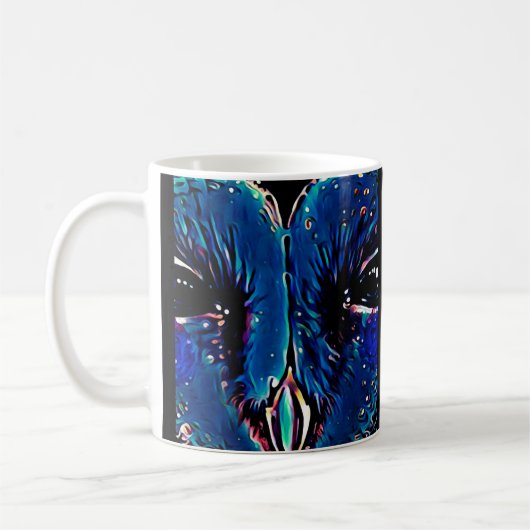 BuddhaToday WHOO KNOWS ミッドナイトオウルマグ コーヒーマグカップ (左)