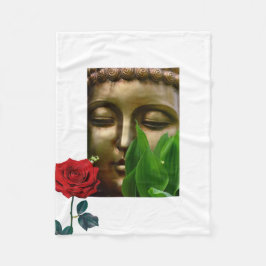 BuddhaTodayV2 #1 Cozy Buddha  フリースブランケット