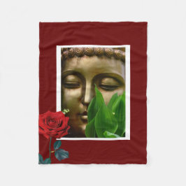 BuddhaTodayV2 #5 Cozy Buddha  フリースブランケット