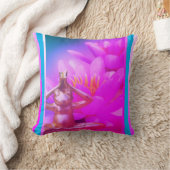 BuddhaTodayV3.pnk Flowering Frog #12 クッション (ブランケット)