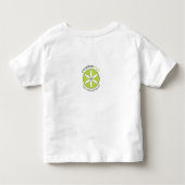 Buddhingのヨーガ行者の幼児のティー トドラーTシャツ (裏面)