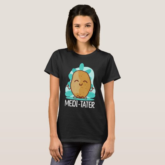 Buddhism Buddhist Buddha Potato Medi  Tater Tシャツ (正面フル)