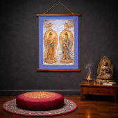 Buddhist Bodhisattvas Tang Dynasty Silk Road Era 吊り下げ型タペストリー