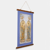 Buddhist Bodhisattvas Tang Dynasty Silk Road Era 吊り下げ型タペストリー (傾斜あり)