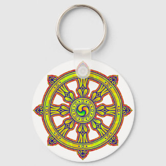 Buddhist Dharma Chakra キーホルダー