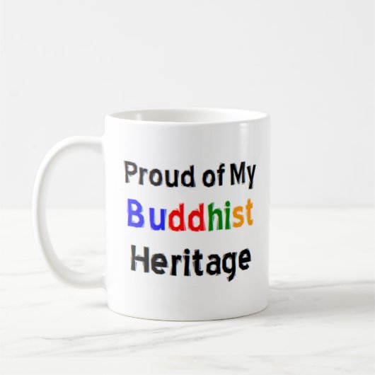 buddhist heritage コーヒーマグカップ (左)