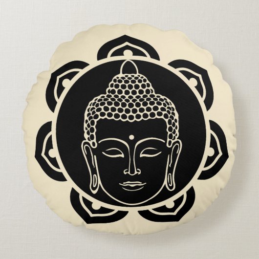 Buddhist Nirvana Day ラウンドクッション (正面)