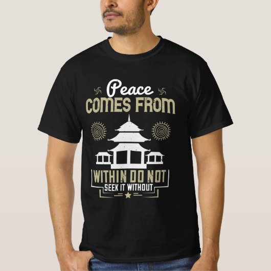 Buddhist quotes Buddhism Gift Tシャツ (正面)